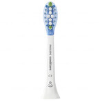 Philips, embouts de remplacement pour brosse à dents sonique Sonicare C3 Premium Plaque Defence, HX9044/17, blanc, 4 pièces