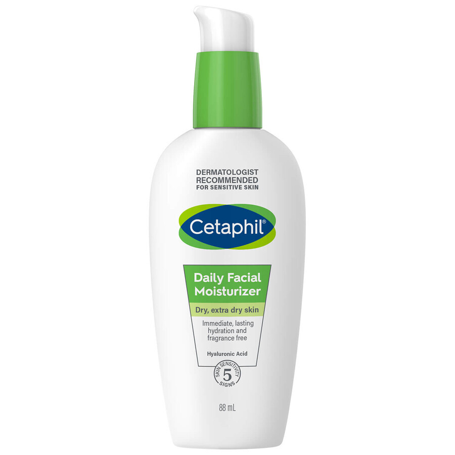 Cetaphil, cremă hidratantă facială cu acid hialuronic, zi, 88 ml