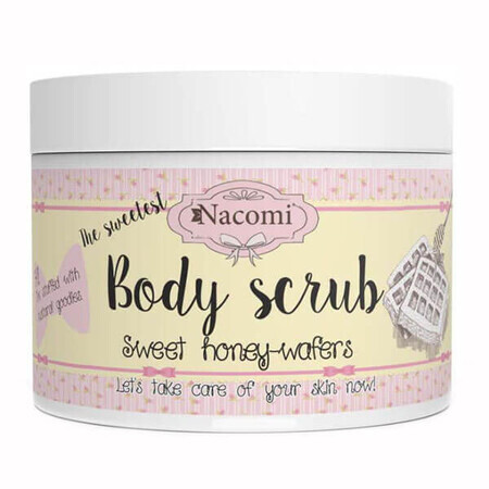 Nacomi, sugar body scrub, honingwafels, 200 g