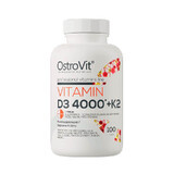 OstroVit Vitamina D3 4000 + K2, 100 tabletas