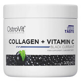 OstroVit, Colágeno + Vitamina C, grosella negra, 200 g