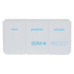 SEMA Protect, étui à médicaments de jour, 3 compartiments