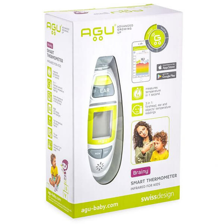 AGU Baby Smart Agu SHE7, thermomètre infrarouge intelligent