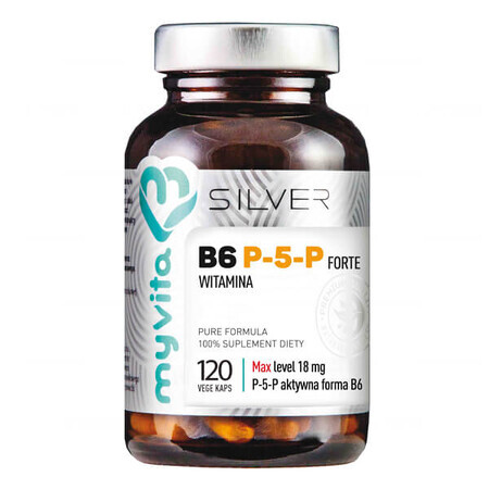 MyVita Silver, Vitamina B6 P-5 Forte, 120 capsule