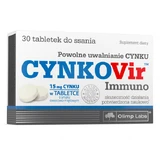 Olimp CynkoVir Immuno, zinc 15 mg, fruit and mint flavor, 30 pills