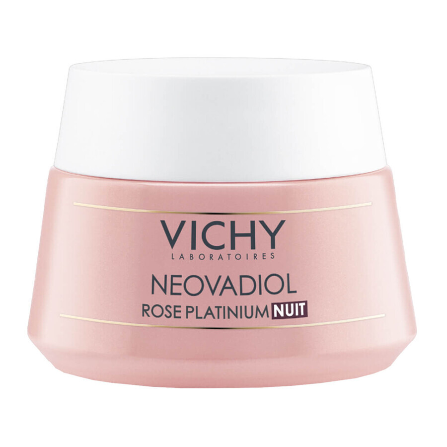 Vichy Neovadiol Rose Platinium, revitalizing and firming face cream for mature skin, night, 50 ml