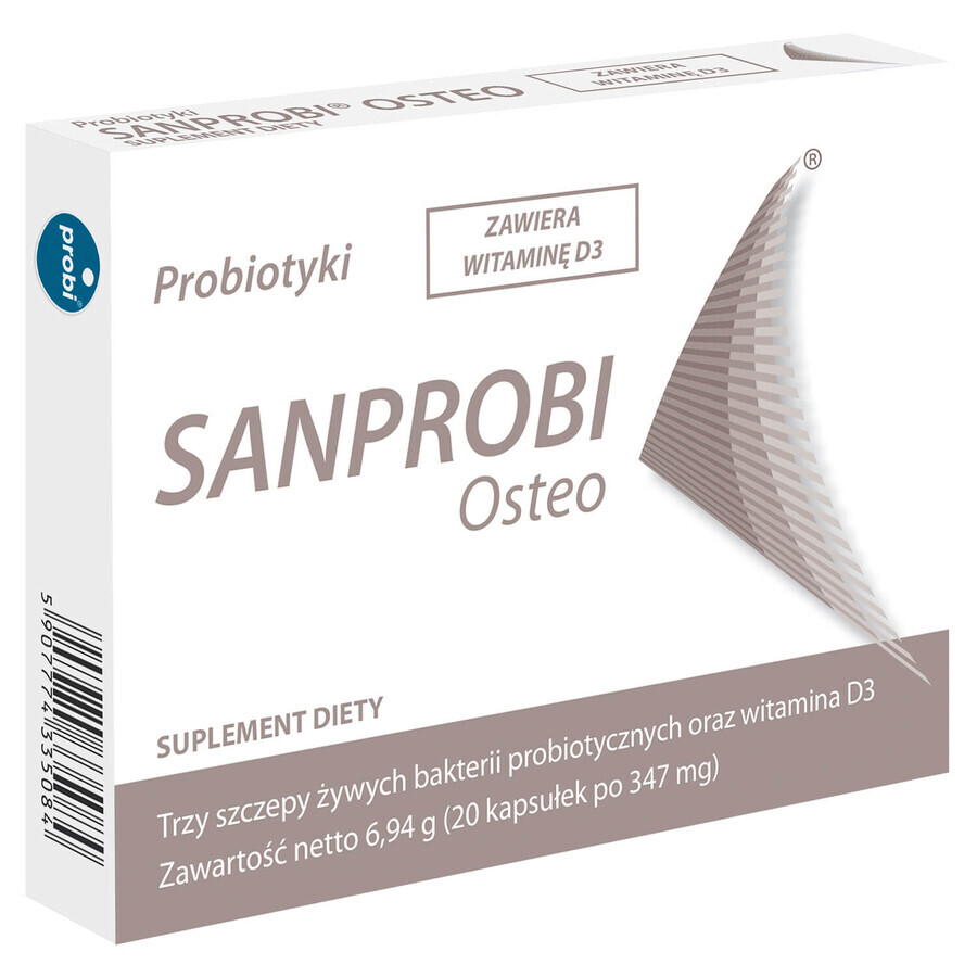 SanProbi Osteo, 20 gélules