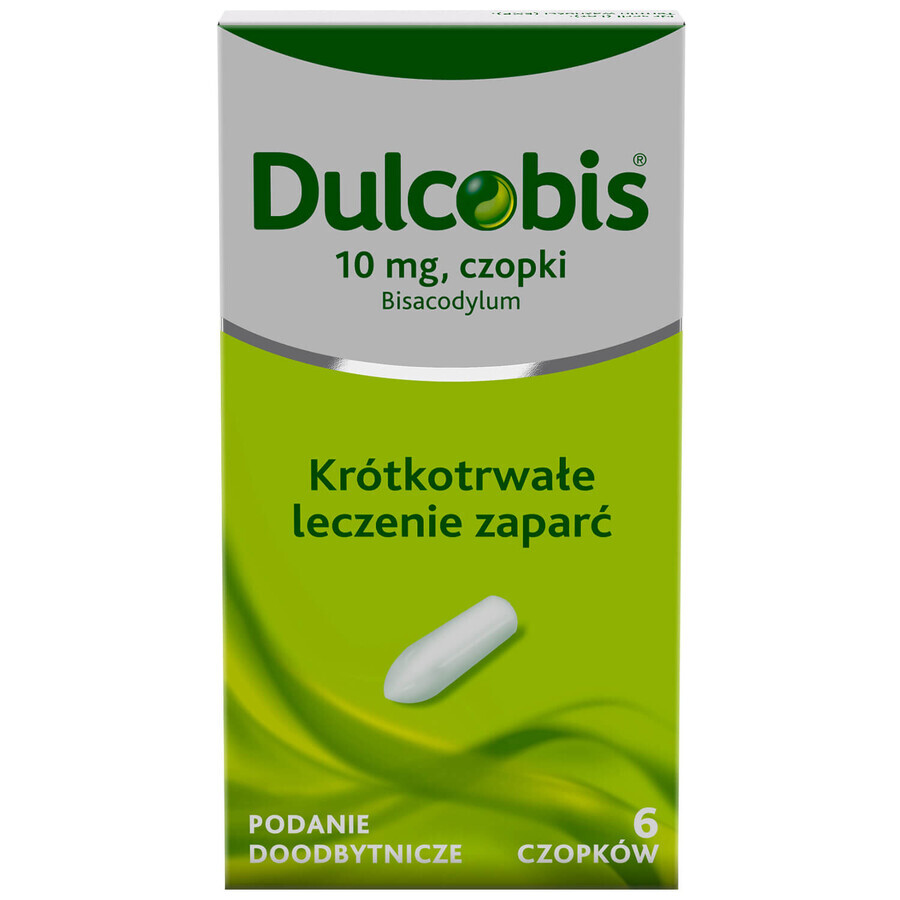 Dulcobis 10 mg, suppositoires, 6 pièces