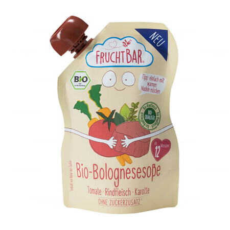 Fruchtbar Sugo alla bolognese con manzo BIO, dopo 12 mesi, 190 g