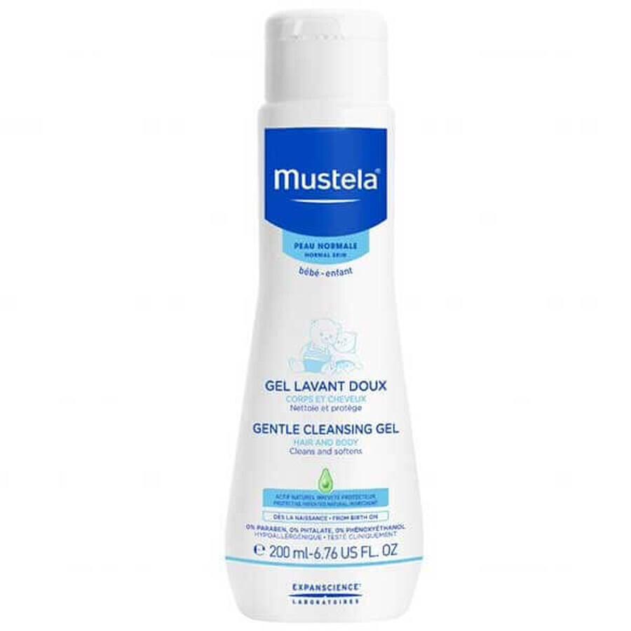 Mustela Maternite set, crème anti-vergetures dès le début de la grossesse, 150 ml + gel nettoyant doux, 200 ml gratuit