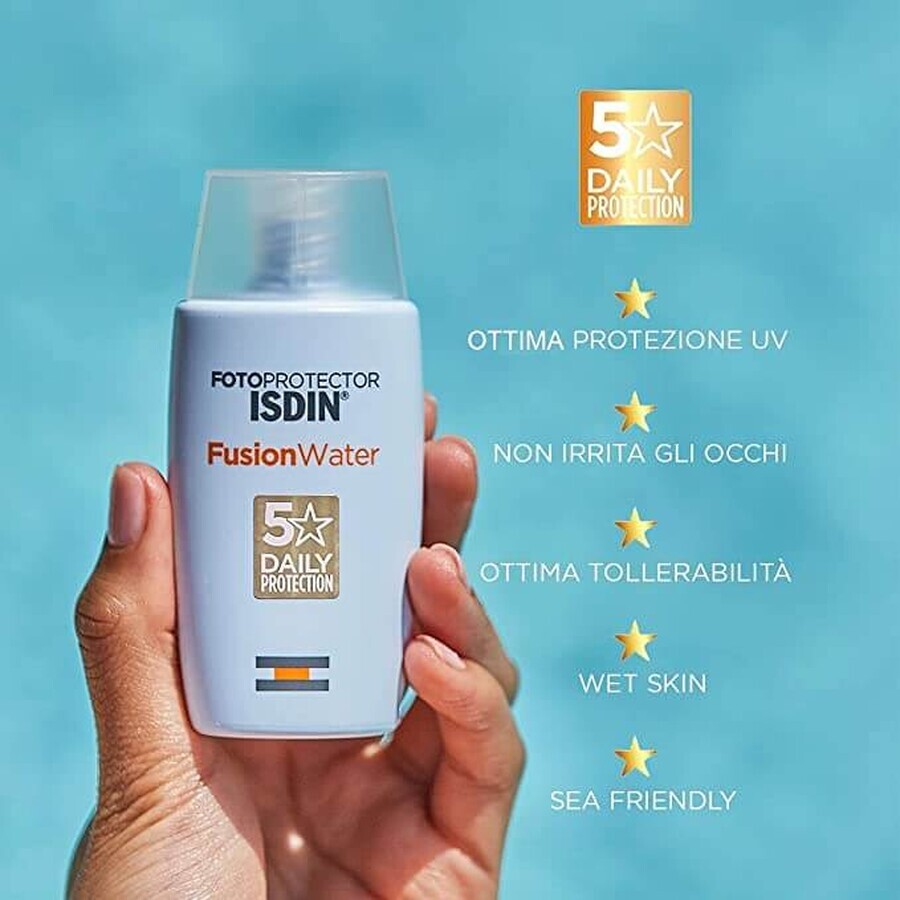 Isdin Fusion Water Sun Protection Lotion for Face with SPF 50, 50 ml