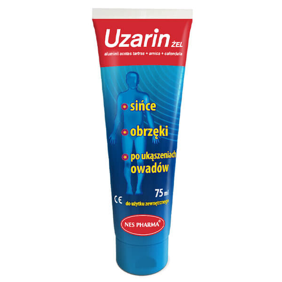 Uzarin gel, care and soothing gel for traumatized areas, 75 ml