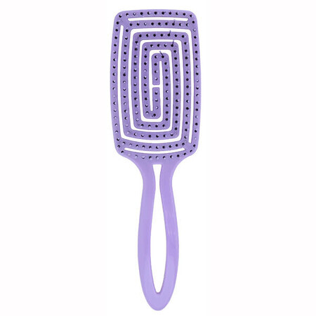 Inter-Vion, brosse à cheveux, brosse de passage, Pastel Spring, violet, 1 pièce