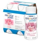 Resource Eiwit, voedingssupplement, aardbeiensmaak, 4 x 200 ml