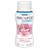 Resource Protein, supplément nutritionnel, goût fraise, 4 x 200 ml