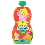 BoboVita Peppa Pig Mousse in een tube, abrikoos met appel en peer, na 6 maanden, 100 g