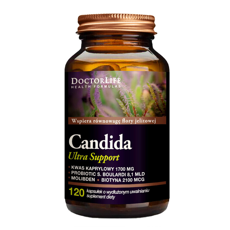 Doctor Life Candida Ultra Support, 120 gélules