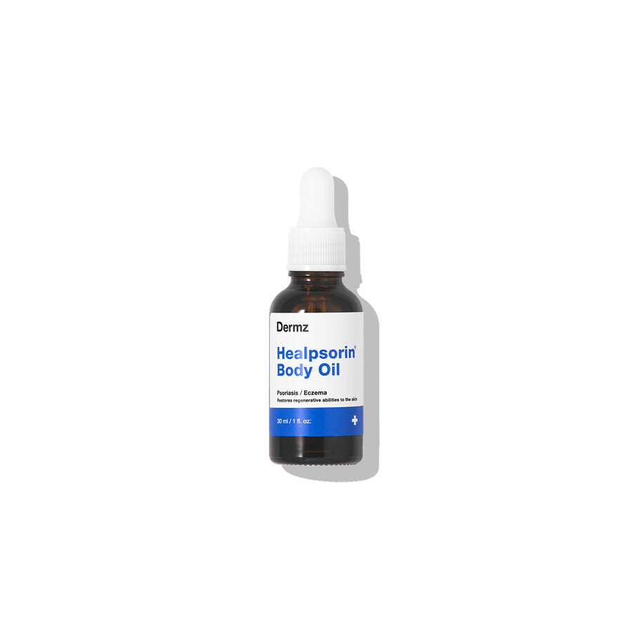 Healpsorin, huile de chanvre pour le corps et le visage pour le psoriasis et la dermatite atopique, 30 ml