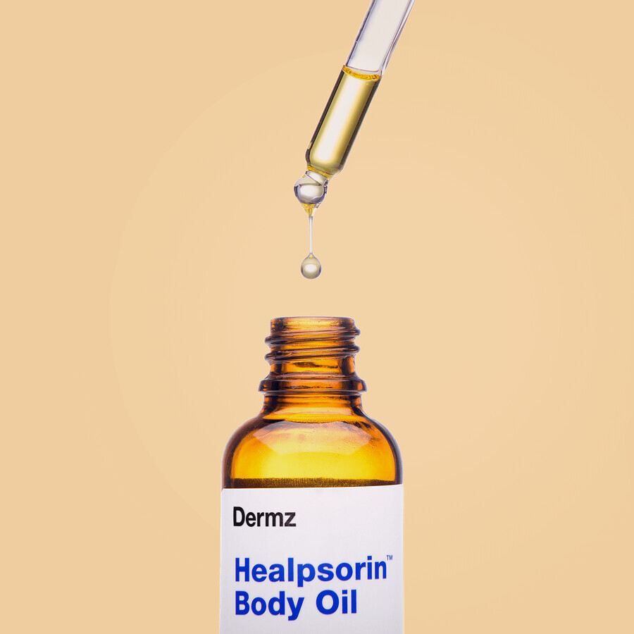 Healpsorin, huile de chanvre pour le corps et le visage pour le psoriasis et la dermatite atopique, 30 ml