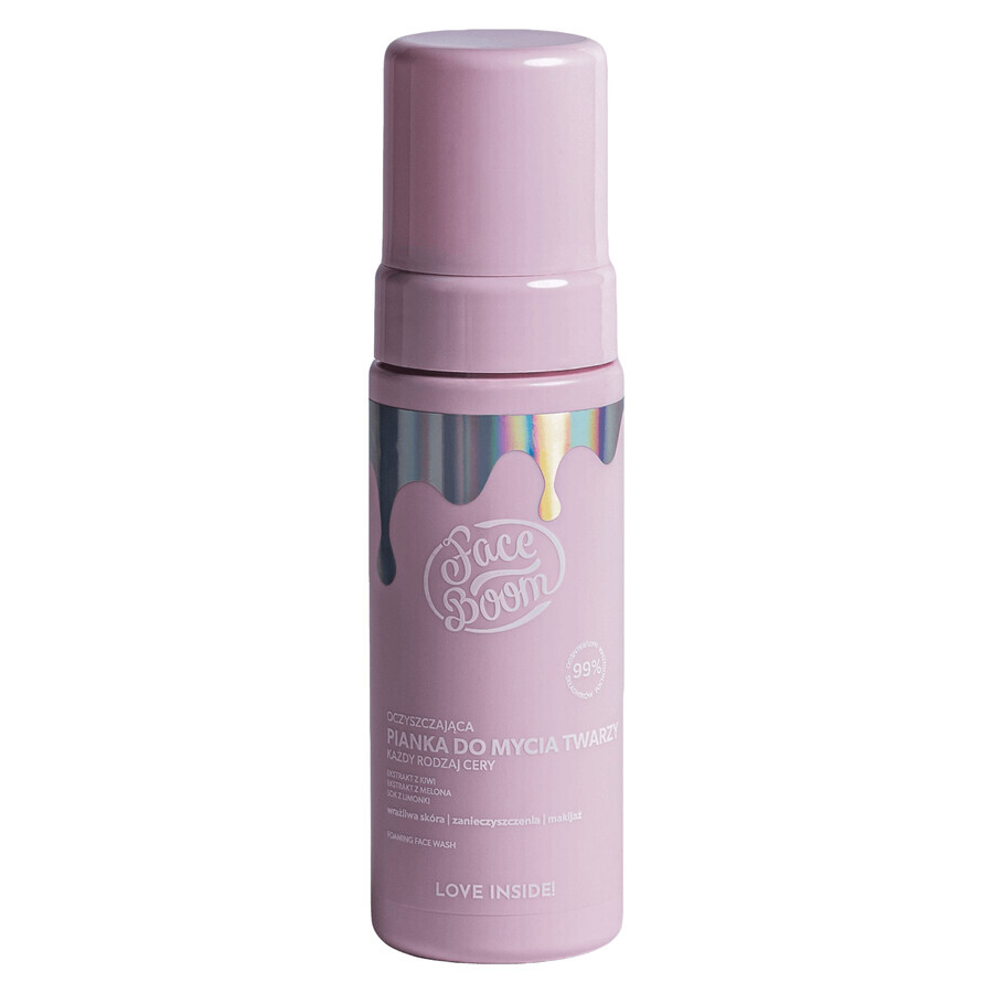 FaceBoom, mousse nettoyante pour le visage, 150 ml