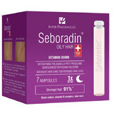 Seboradin cheveux gras, traitement fortifiant et régénérant des cheveux, 5.5 ml x 7 ampoules