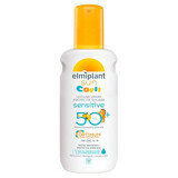 Lozione spray per bambini con protezione solare alta Sensitive SPF 50 Optimum Sun, 200 ml, Elmiplant