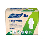 Vuokkoset, Nachttücher aus Bio-Baumwolle, 100% Bio, Long Wings, 10 Stück