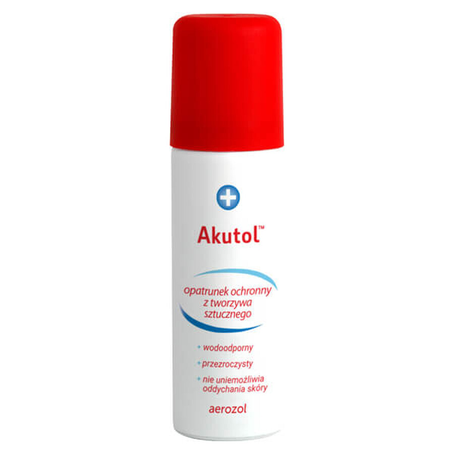 Akutol, pansement protecteur élastique en spray, 60 ml