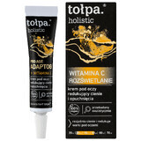 Tolpa Holistic Pro Age, crème pour les yeux pour réduire les cernes et les poches, adaptogène + vitamine C, 10 ml