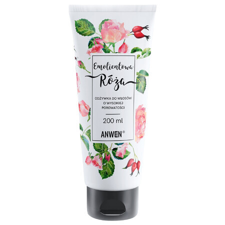 Anwen Emollient Rose, conditionneur pour cheveux très poreux, 200 ml