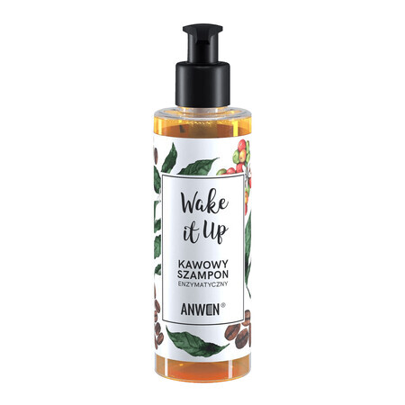 Anwen Wake It Up, shampooing aux enzymes de café, 200 ml