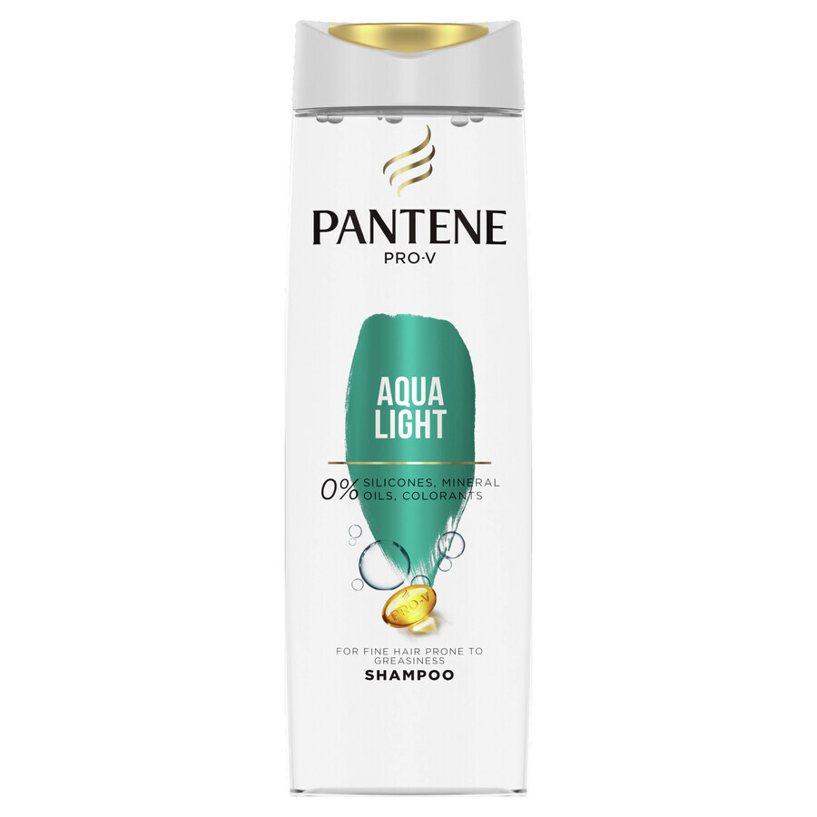 Pantene Pro-V Aqua Light, shampooing pour cheveux gras, 400 ml 