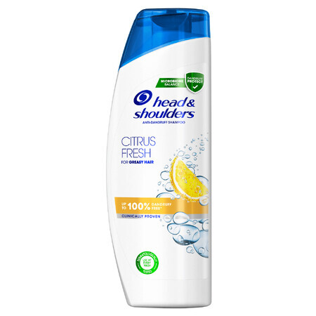 Head &amp; Shoulders Citrus Fresh, shampooing antipelliculaire, 400 ml