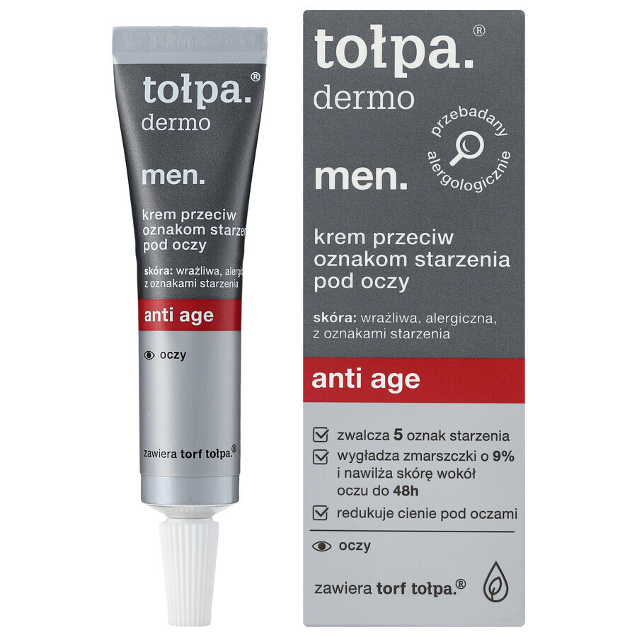 Tolpa Dermo Men Anti Age, crème anti-âge pour les yeux, 10 ml