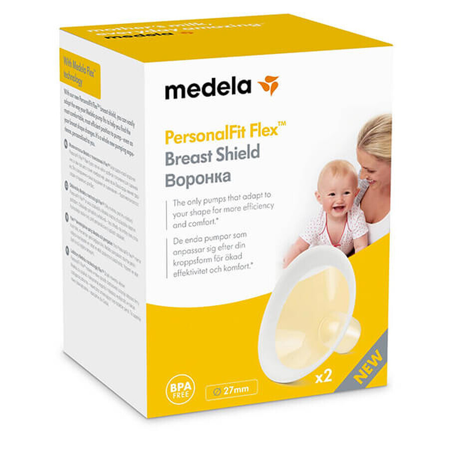 Medela PersonalFit Flex, entonnoir, taille L 27 mm, 2 pièces