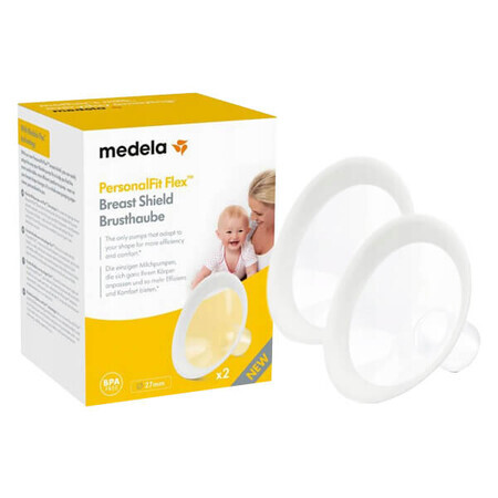 Medela PersonalFit Flex, entonnoir, taille L 27 mm, 2 pièces