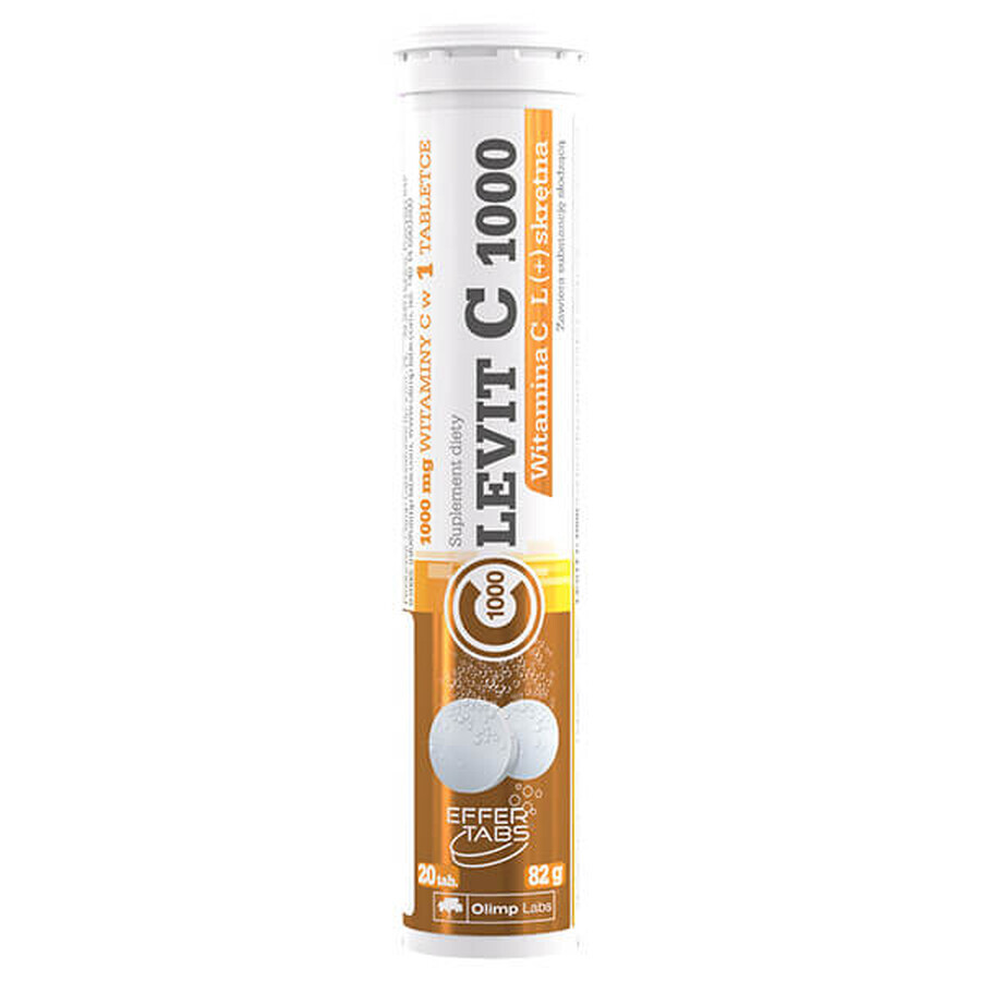 Olimp Levit C 1000, lemon flavor, 20 effervescent tablets