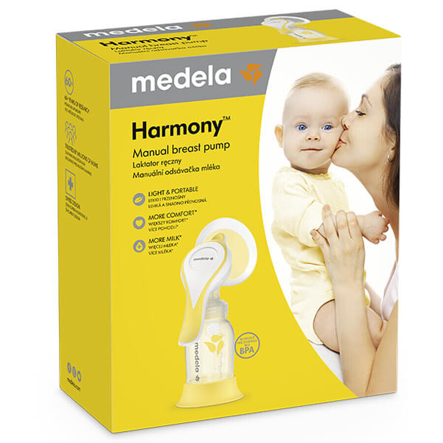 Medela Harmony Flex, tire-lait manuel, biphasé