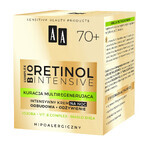 AA Retinol Intensive 70+, crema de noche intensiva, reconstrucción + nutrición, 50 ml