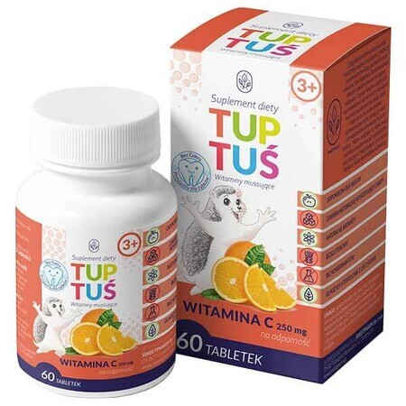 Tuptuś Vitamine C 250 mg Voor immuniteit, 60 tabletten