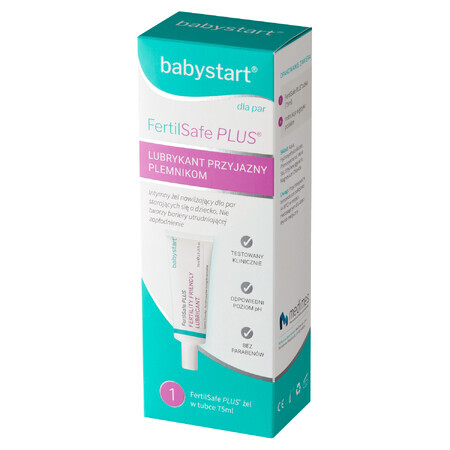 Babystart Fertilsafe Plus, gel hydratant intime pour les couples essayant d'avoir un bébé, 75 ml