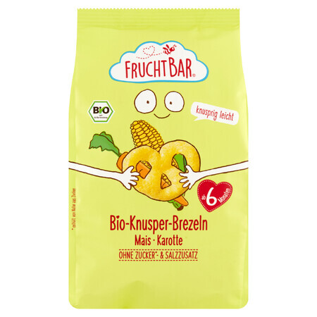 Fruchtbar Bretzels de maïs, carotte, Bio, après 6 mois, 25 g