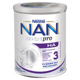 Nestlé NAN Expertpro HA 3, lait modifié pour enfants de plus de 1 an, 800 g