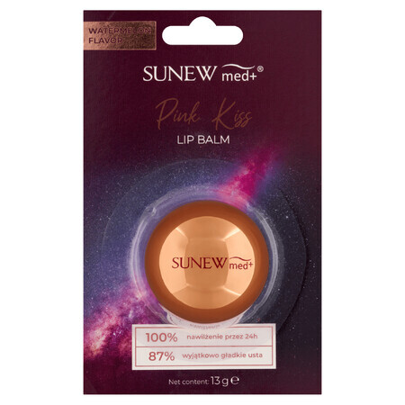 SunewMed+ Pink Kiss, baume à lèvres, pastèque, 13 g