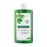 Klorane, shampooing à base d'extrait d'ortie pour cheveux gras, 400 ml