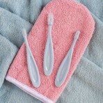 BabyOno, brosses à dents pour bébés et enfants, 550/02, bleu, 3 pièces