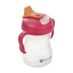 B.Box, gobelet d'apprentissage de la boisson, set 4 en 1, framboise, à partir de 4 mois, 240 ml