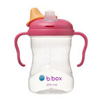 B.Box, gobelet d'apprentissage de la boisson, set 4 en 1, framboise, à partir de 4 mois, 240 ml