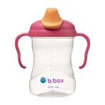 B.Box, gobelet d'apprentissage de la boisson, set 4 en 1, framboise, à partir de 4 mois, 240 ml