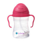 B.Box, gobelet d'apprentissage de la boisson, set 4 en 1, framboise, à partir de 4 mois, 240 ml